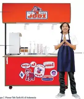 Penjual minuman Teh Tarik