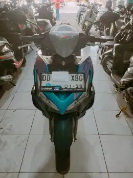 Yamaha Aerox 155cc 2023 biru cyber city
