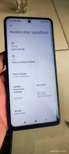 Jual Poco x3 nfc ram8+3gb internal128gb
