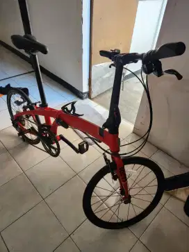 Sepeda Tern Verge D9, Sepeda Lipat Merah