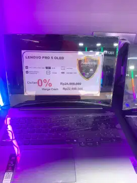 Laptop  Lenovo pro 5 oled 32GB CICILAN BISA FREE 2X ANGSURAN