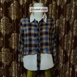 preloved like new baju atasan kemeja cewek