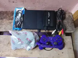 Gaduh PS2 slim hardisk 40GB tinggal main