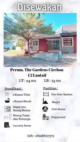 Dijual Rumah The Garden Cirebon Talun