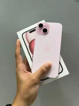 iphone 15 pink ibox pa/a bh 85% Like New Terbaik mulus get