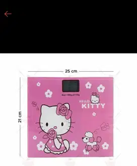 Meja Belajar Hello Kitty