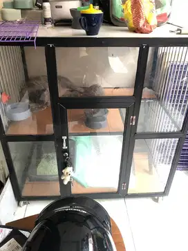 Kandang kucing aluminium