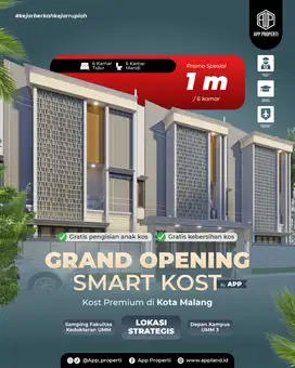 RUMAH KOS EKSKLUSIVE DIJUAL MURAH KOTA MALANG