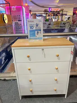 Promo Alana Chest 4 Drawer S White