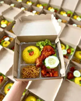 NASI BOX KATERING MENU NUSANTARA