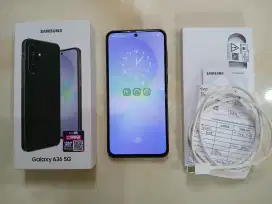 Samsung A36 8 / 256 baru 1 bulan pakai like new bkn a56 a55 a35