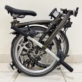 BROMPTON S6L BLACK LACQUER 2020 - LIKE NEW