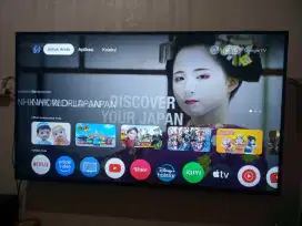 Di jual google tv UHD 4k Sony BRAVIA 65 inc no minus fullset