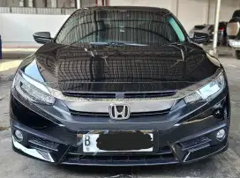 Cuma 47rb Km Honda Civic Turbo ES AT Matic 2016 Hitam Mulus Pajak Pjg