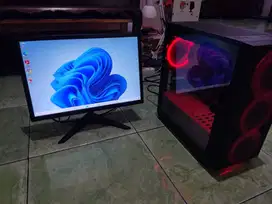 PC i7 gen 4 dan Monitor