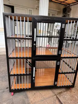 Kandang kucing 2 pintu