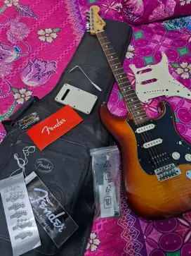 Fender Mexico Stratocaster Strat Plus Top Seymour Duncan Slash Nego