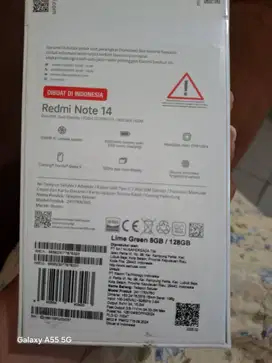 Jual Redmi note 14 (Baru)