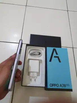 Oppo A78 5G Ram 8+1/256gb Fullset