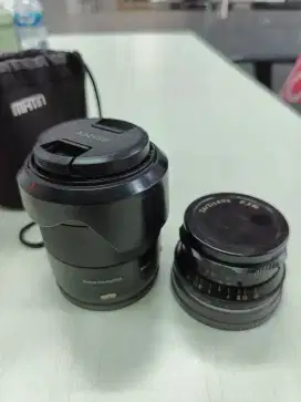 Lensa sony e 50mm f1.8 dan 7artisans 35mm f1.2