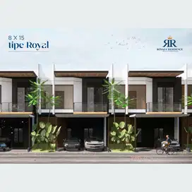 Royale Residence Type Royal 2 Lantai 4KT 3KM Fasilitas Kolam Renang