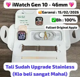 Apple watch Gen 10 46 MM Rose gold garansi panjang