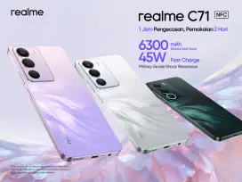 Bisa kredit ataupun tukar tambah realme c71 ram 4/128gb