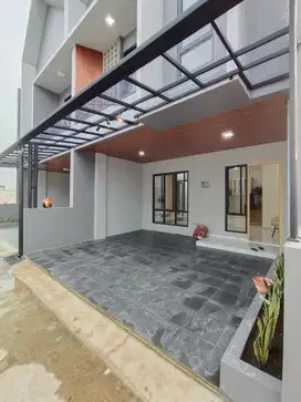 Rumah mewah samping masjid kubah emas depok