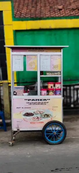 Gerobak Jualan second Aluminium