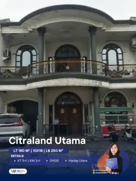 Dijual Rumah Villa Taman Telaga Citraland Utama