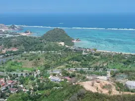 Tanah murah di Kuta Mandalika Lombok. Full view Mandalika
