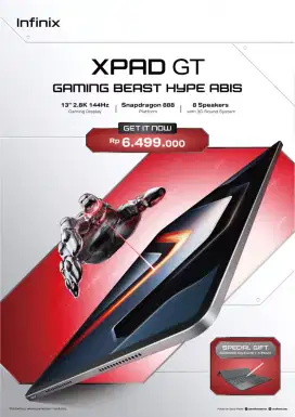 INFINIX TAB GT 8/256 CHIPSET SNAPDRAGON 888