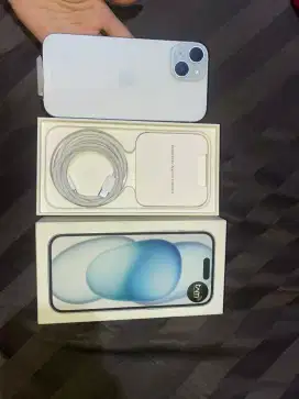 DiJUAL Iphone 15 128g warna biru