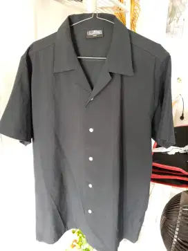 Kemeja Pendek Navy Korea Size L