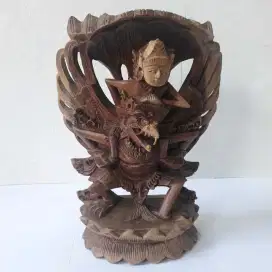 Patung Kayu Garuda Wisnu Kencana Preloved.