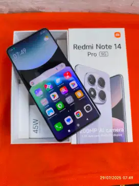Redmi Note 14 Pro 5G 12/512 Fullset ori segel garansi On