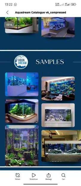 Jasa penyewaan Aquascape aquarium rental