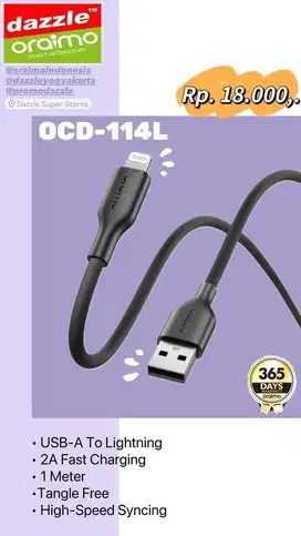 Kabel USB To Lighting OCD-114L
