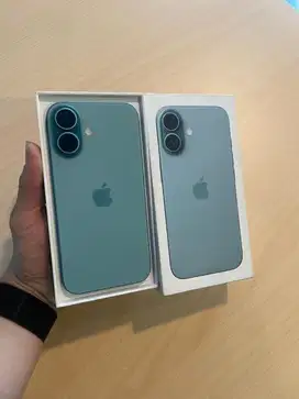 bisa tukar tambah iPhone 16 128Gb Teal ibox bh 100% full ori