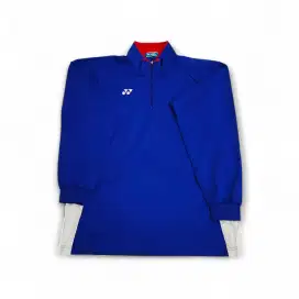 Jaket Tracktop Halfzip Yonex Jaspo Warna Biru