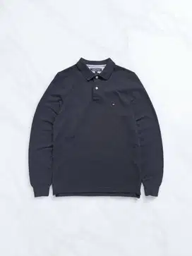 No Nego! Tommy Hilfiger Long Sleeve Polo Shirt (Kaos Polo/Kaos Kerah)