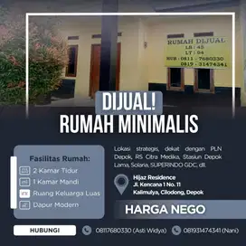 Dijual Rumah di Hijaz Residence