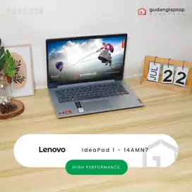 LENOVO IdeaPad 1 - 14AMN7 AMD Ryzen 3 - 7320U 8/256 Garansi Resmi