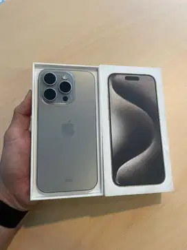 bisa tt iPhone 15 Pro 128Gb ibox bh 100% fullset ori like new