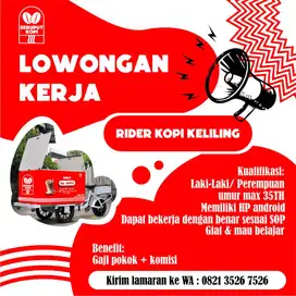 LOWONGAN DRIVER KOPI KELILING