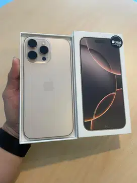 bisa tukar tambah iPhone 16 Promax 256Gb desert bh 100% full ori