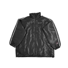 Jaket Outdoor Tebal Champion Warna Hitam Taped