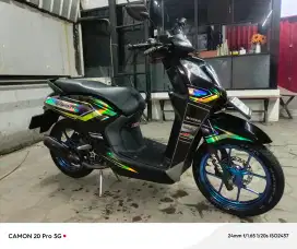 Honda Genio Tahun 2024 Warna Hitam Mulus 80% Surat Lengkap Pajak Hidup