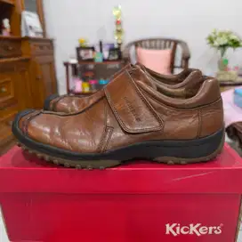 Sepatu Kickers Leather ART 0087 Warna Coklat Size 43 New