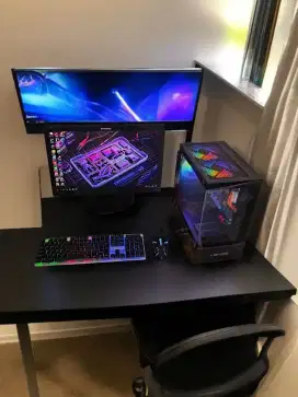 (NEW) PC RGB i3 - RAM 4GB - SSD NVME 128GB - HDD 500GB - FULLSHET NEW